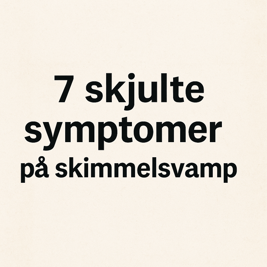 7 skjulte symptomer på skimmelsvamp i dit hjem (nummer 7 overrasker de fleste)