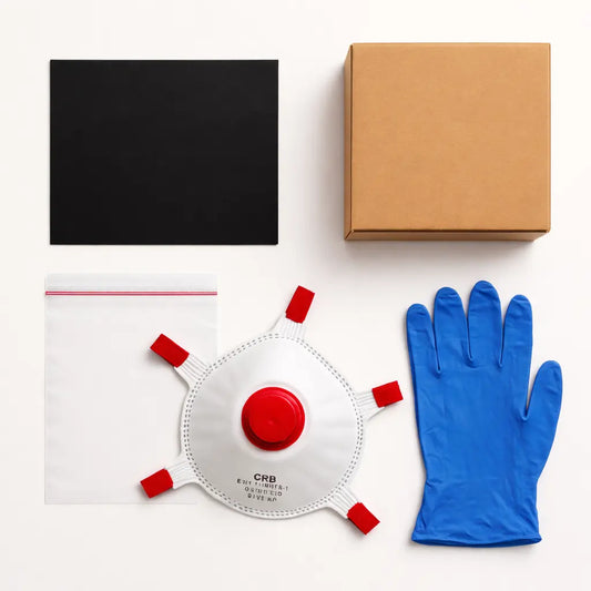 Asbesttest: Materialeprøve (Komplet testkit inkl. returfragt) MiljøLab ApS