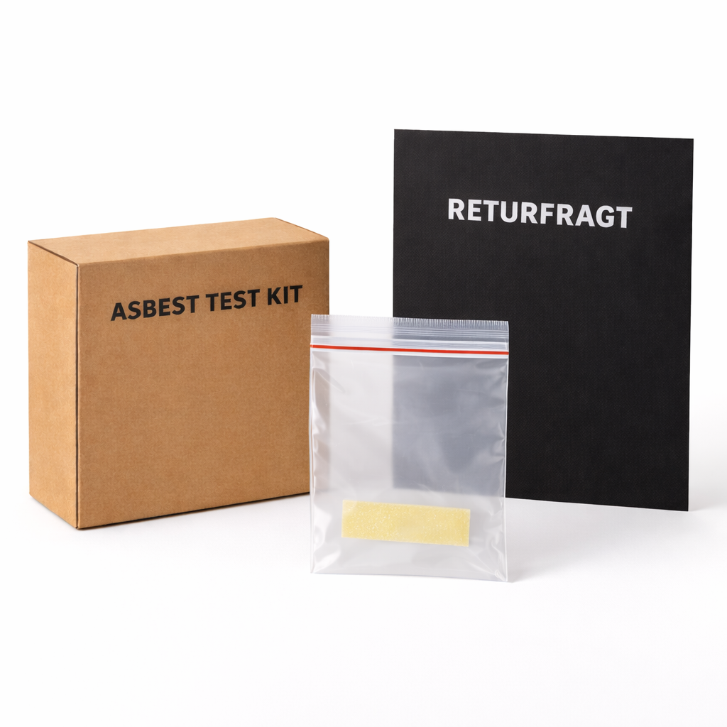 Asbesttest: Geltapeprøve (Komplet testkit inkl. returfragt) MiljøLab ApS